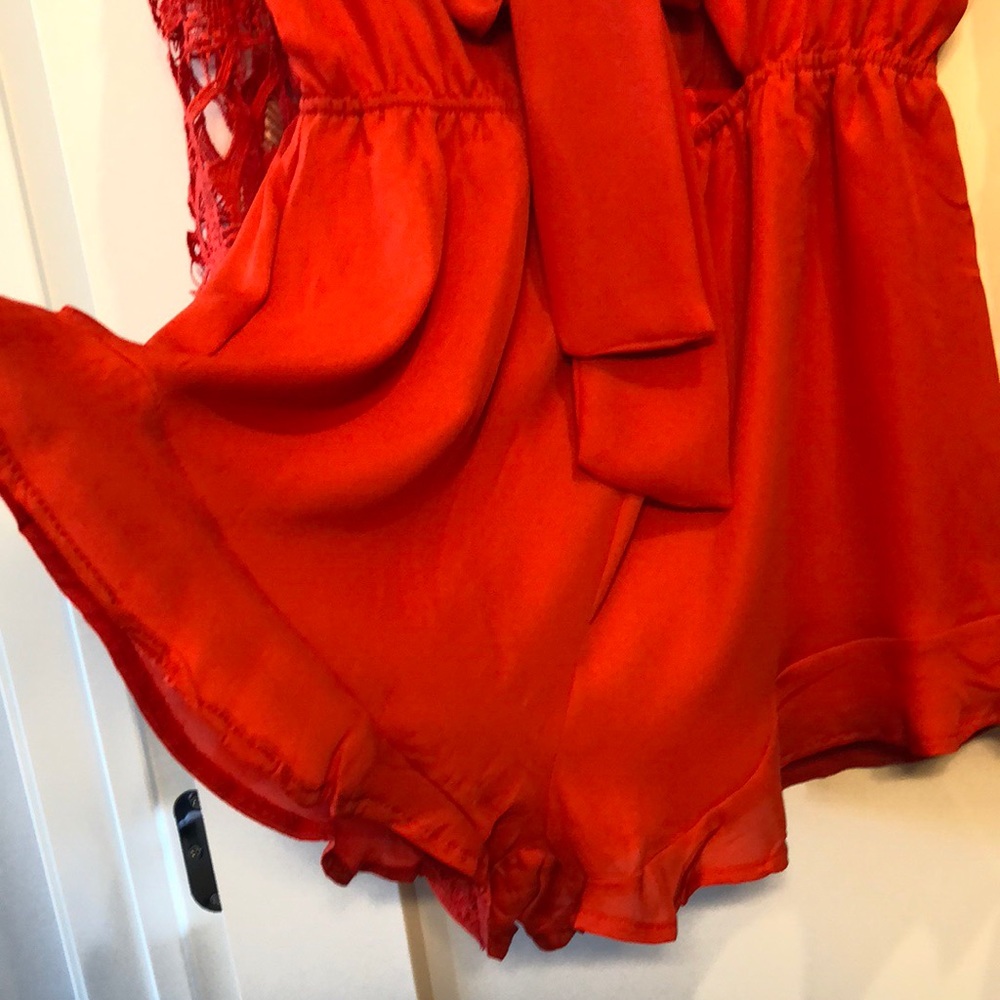 Red jumpsuit - Picture 3 of 7